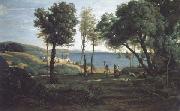 Jean Baptiste Camille  Corot Site des environs de Naple (mk11) oil painting picture wholesale